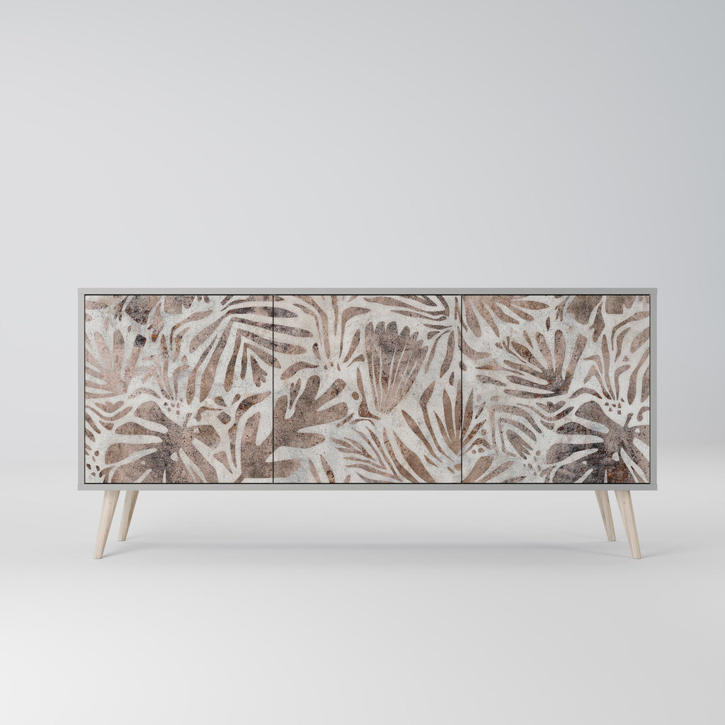 Buffet 3 portes PASSING TIME en finition grise