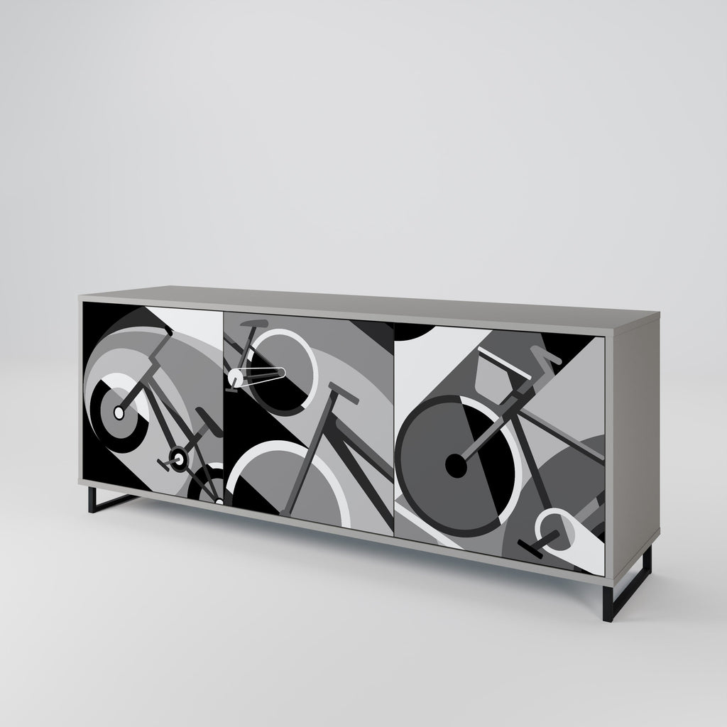Buffet 3 portes BIKE ENERGY finition grise