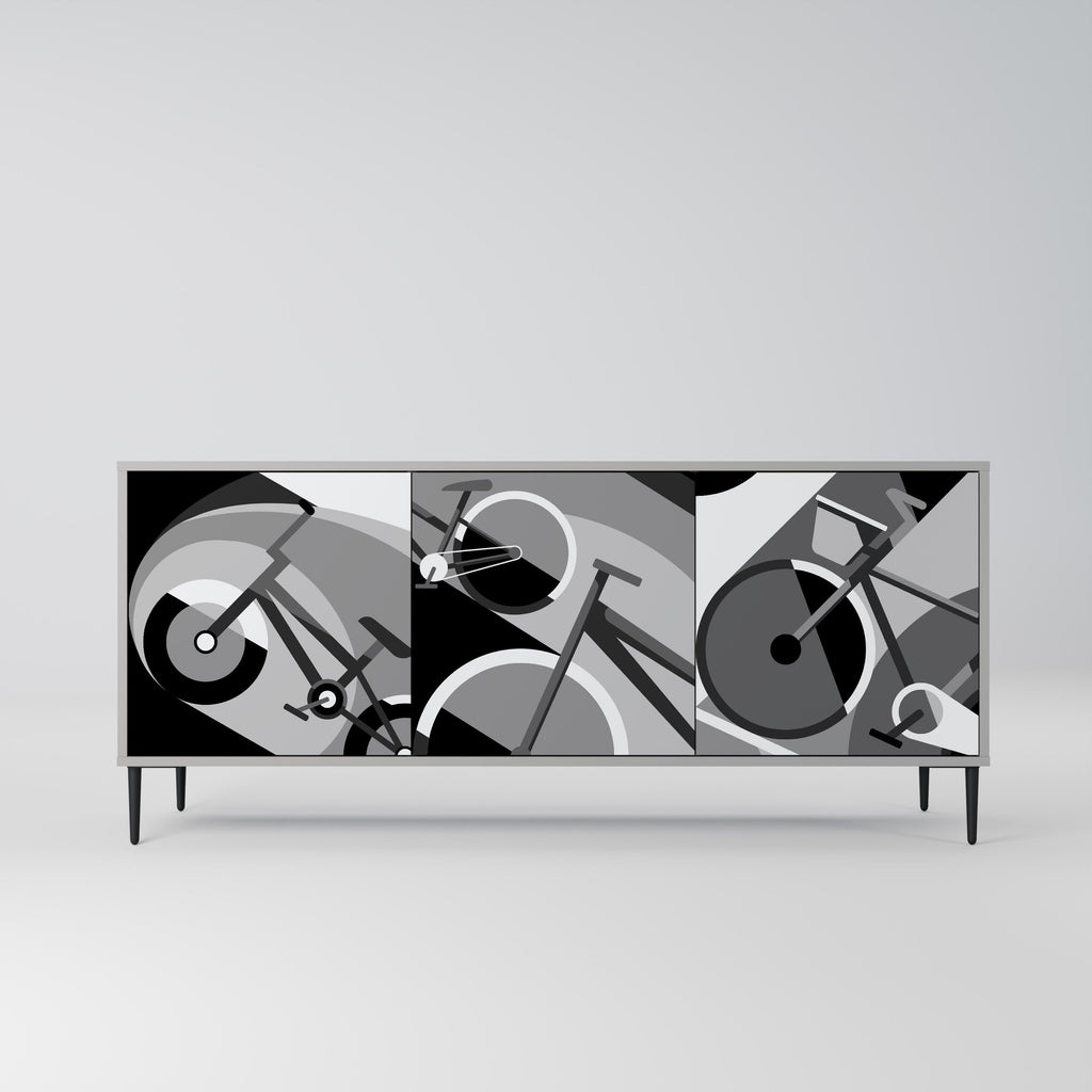 Buffet 3 portes BIKE ENERGY finition grise