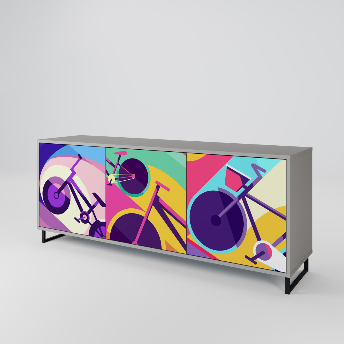 BIKE DREAMS 3-Door Sideboard