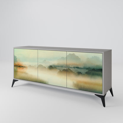 MORNING BY THE LAKE 3-Door Sideboard