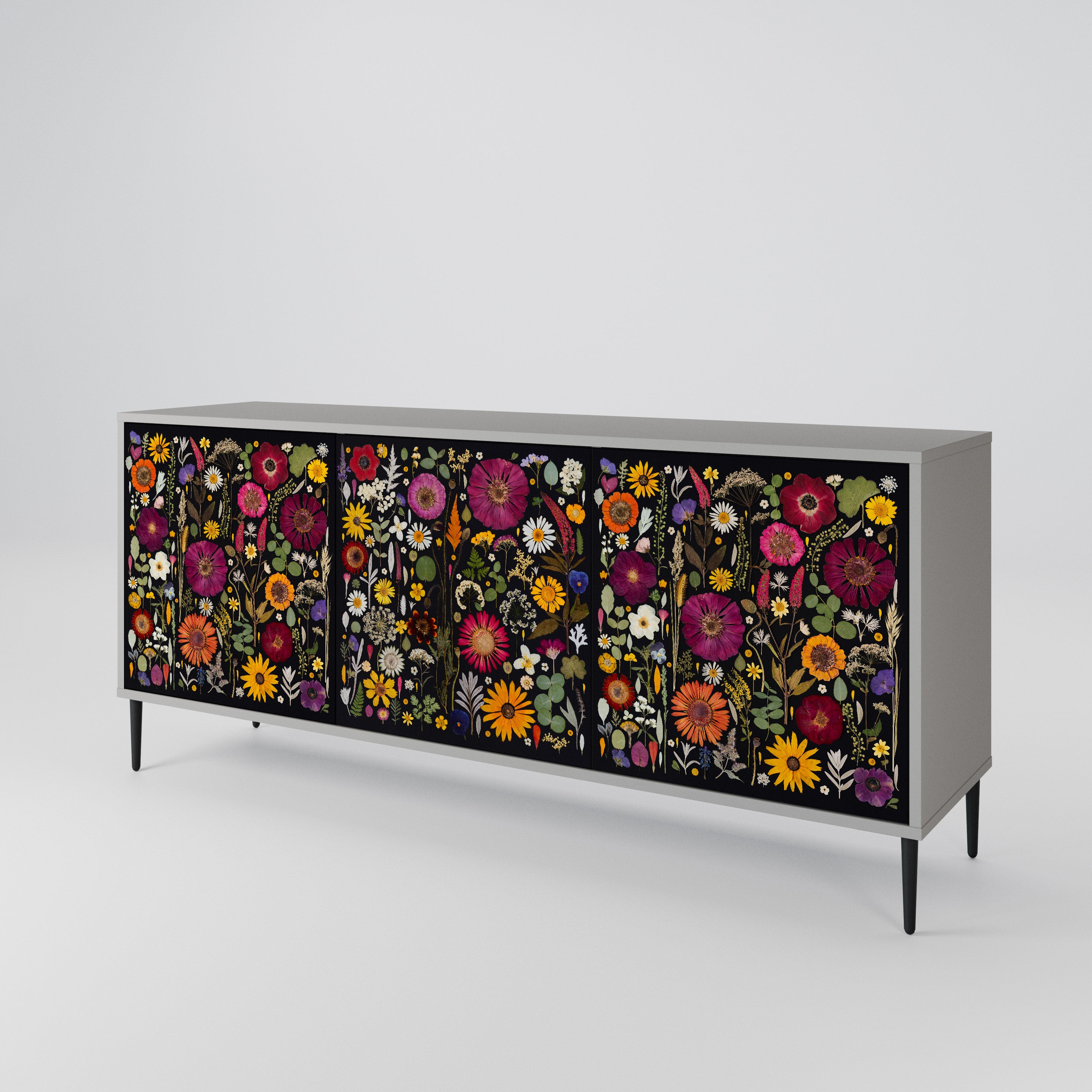 MIDNIGHT GARDEN 3-Door Sideboard