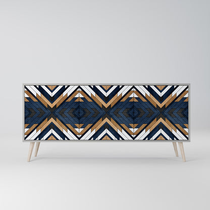ARTFUL GEOMETRY 3-Door Sideboard