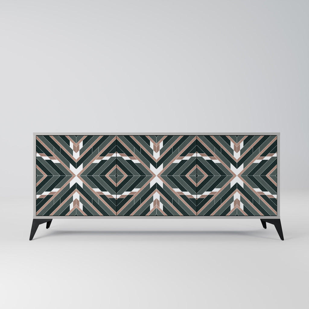 Buffet 3 portes DIMENSION DELIGHTS en finition grise