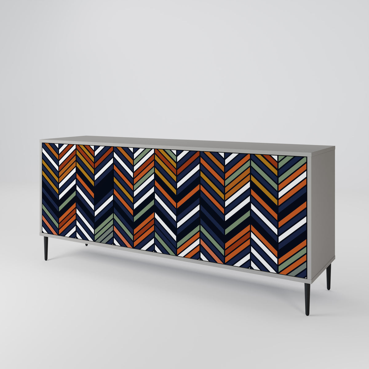 VIBRANT PATCHWORK 3-Door Sideboard