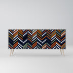 VIBRANT PATCHWORK 3-Door Sideboard