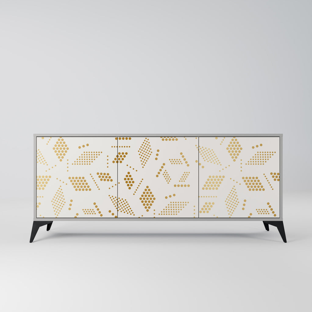 Buffet 3 portes SPOTTED DAZE en finition grise