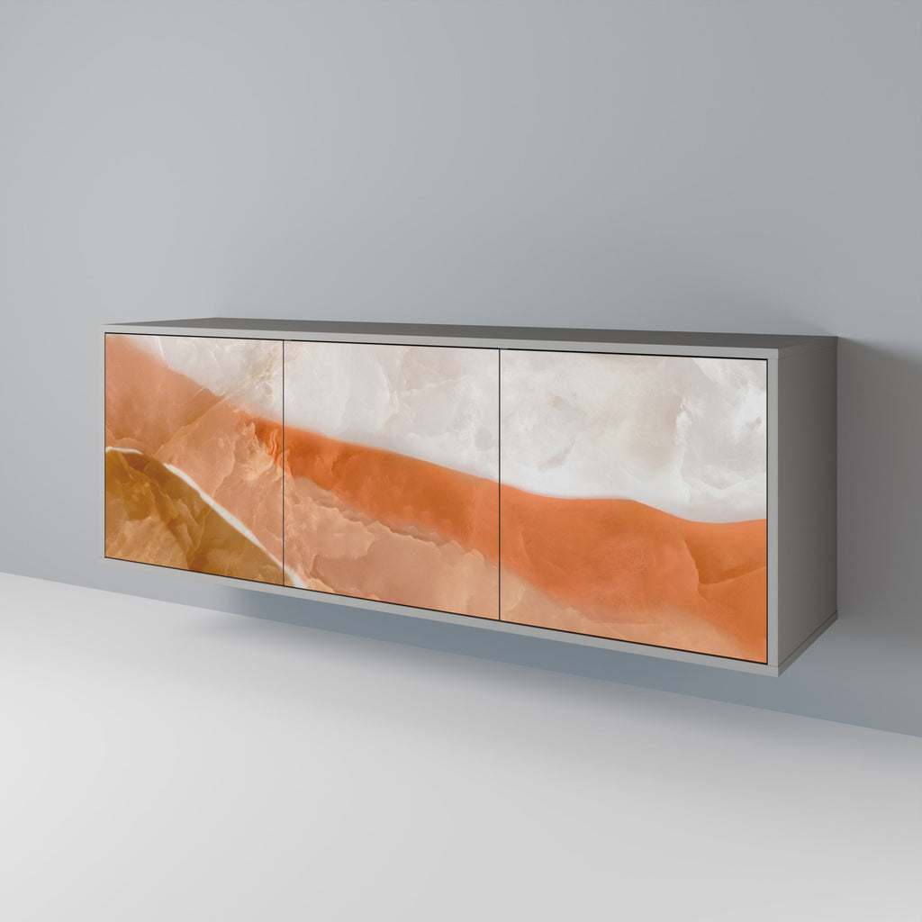 Buffet 3 portes SANDHILLS SPLENDOUR finition grise