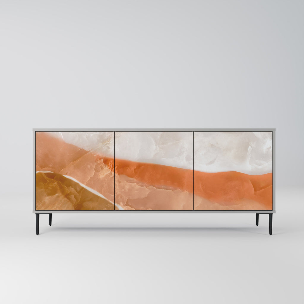 Buffet 3 portes SANDHILLS SPLENDOUR finition grise