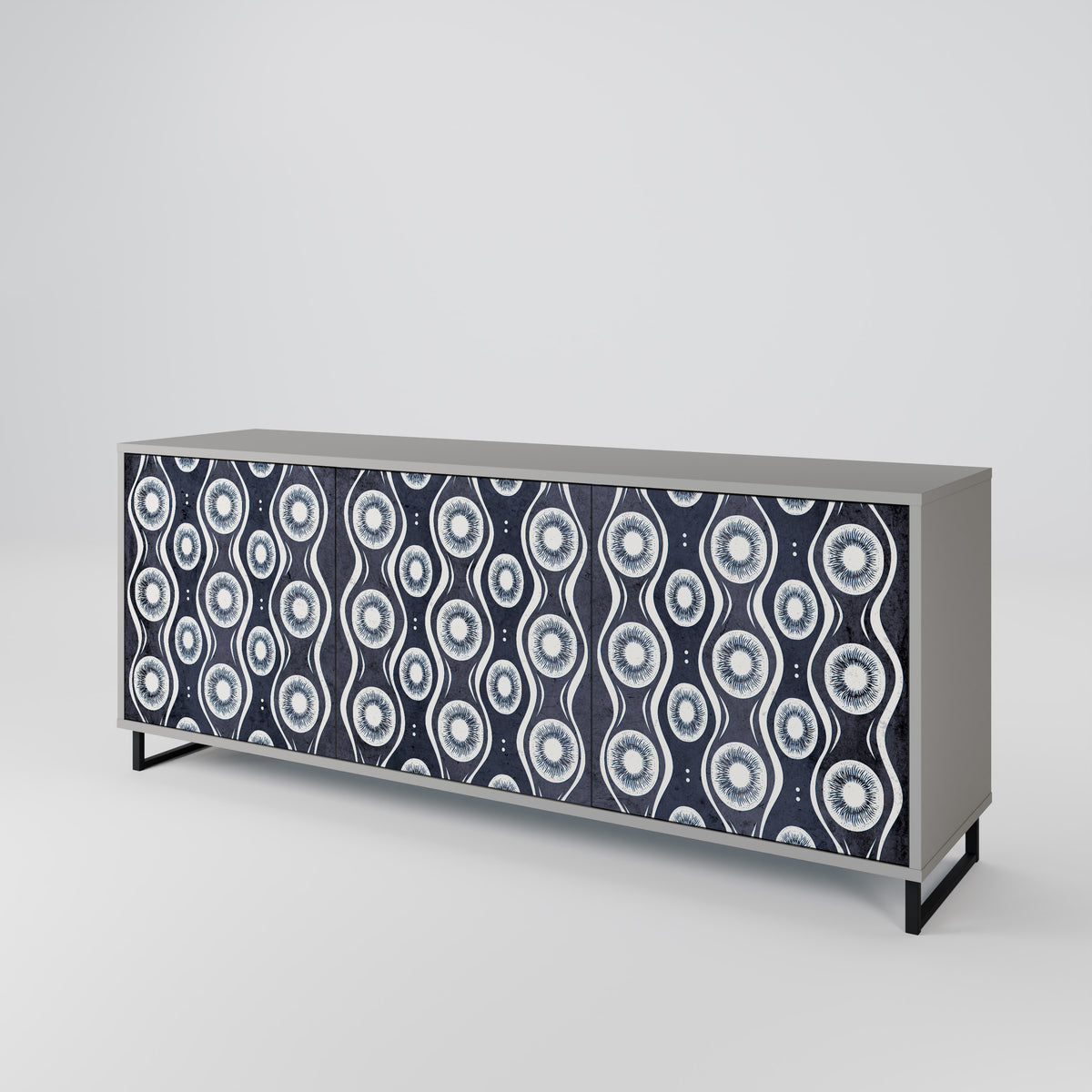 GRAPHITE EYES 3-Door Sideboard
