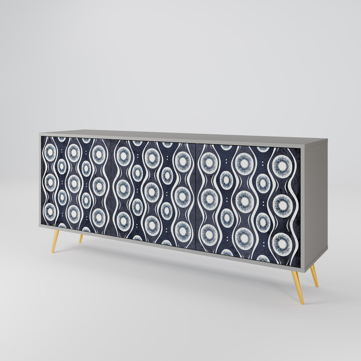 GRAPHITE EYES 3-Door Sideboard