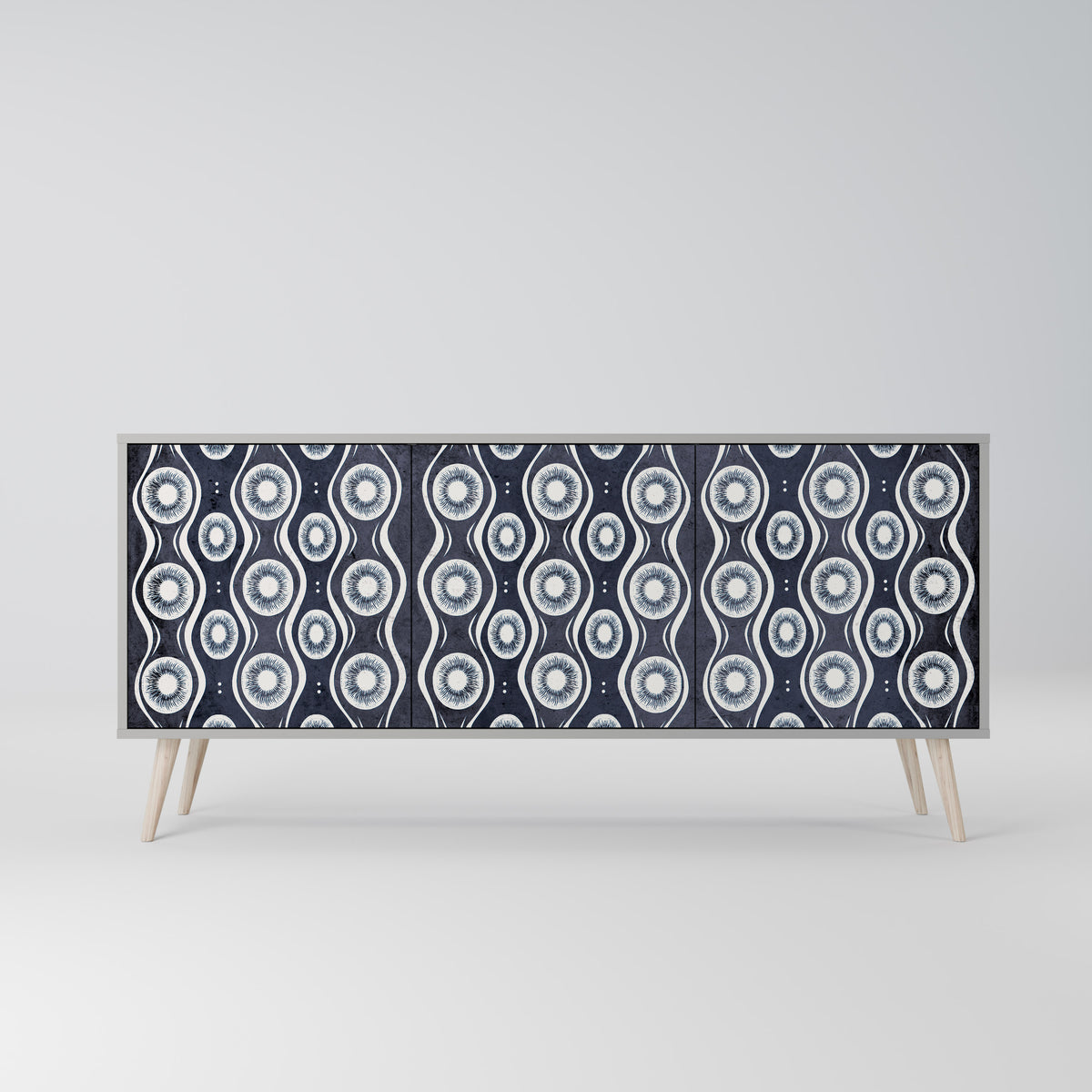 GRAPHITE EYES 3-Door Sideboard