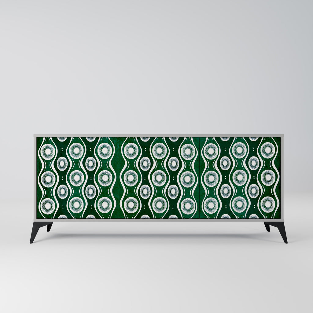 Buffet 3 portes GREEN EYES finition grise