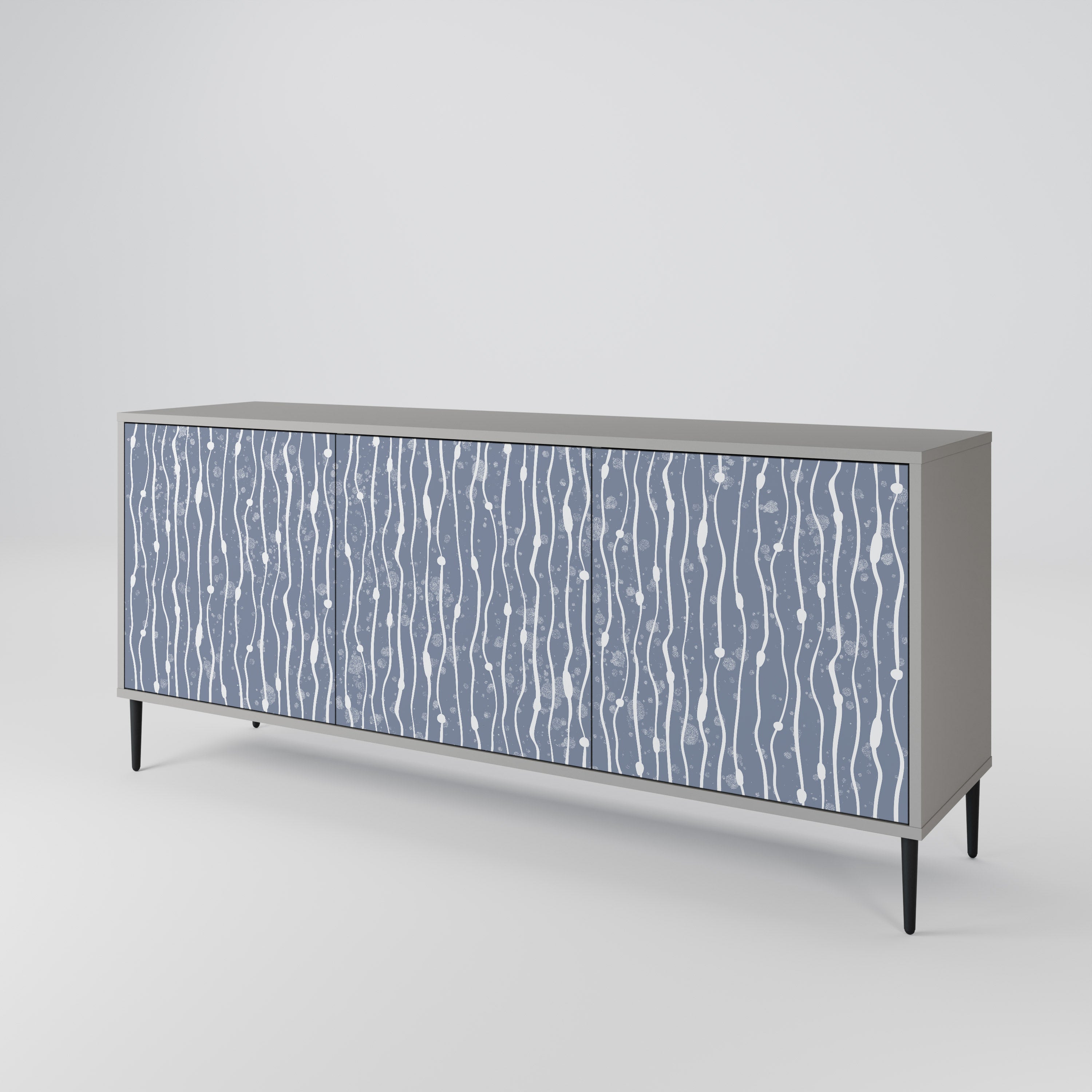 GRAPHITE RAIN 3-Door Sideboard