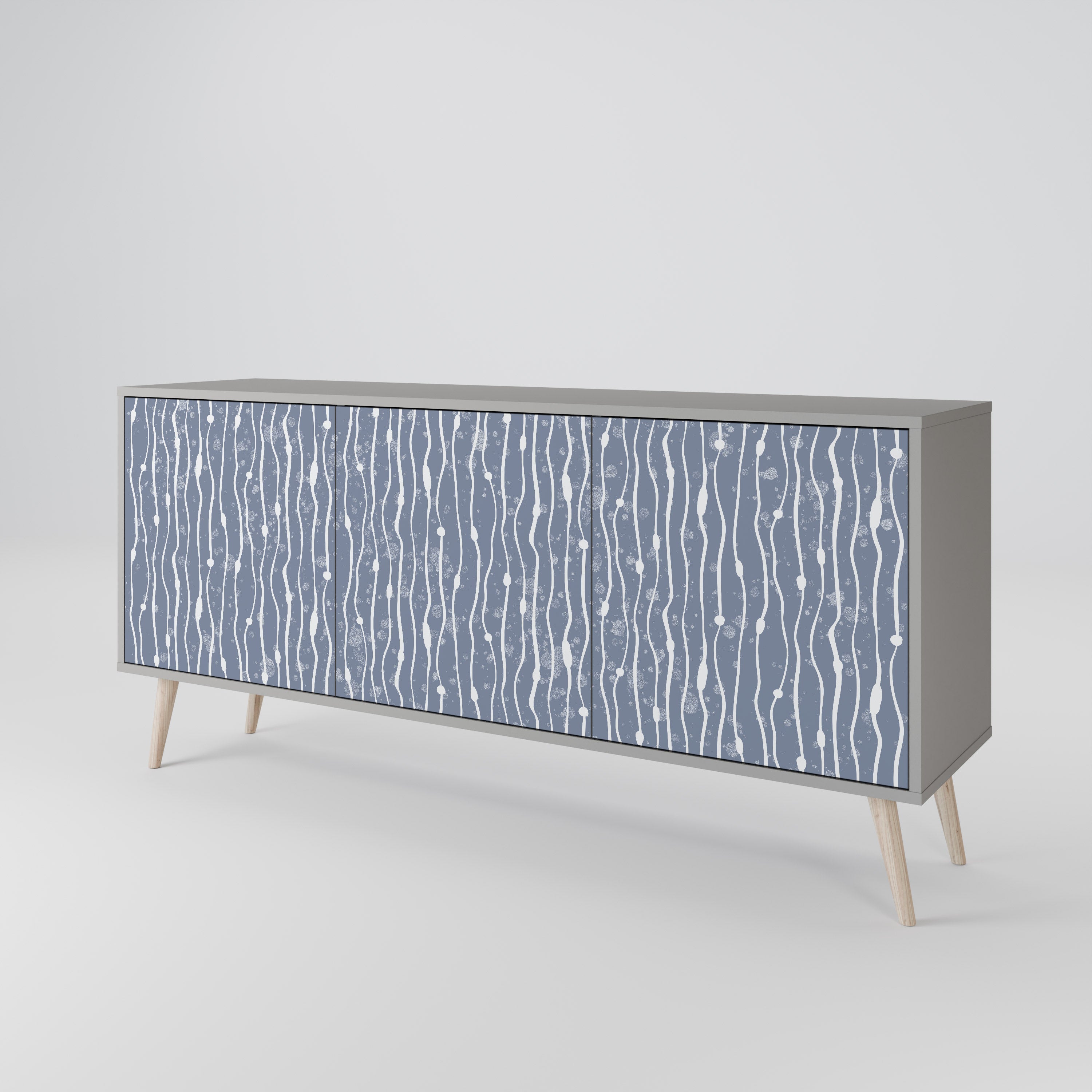 GRAPHITE RAIN 3-Door Sideboard