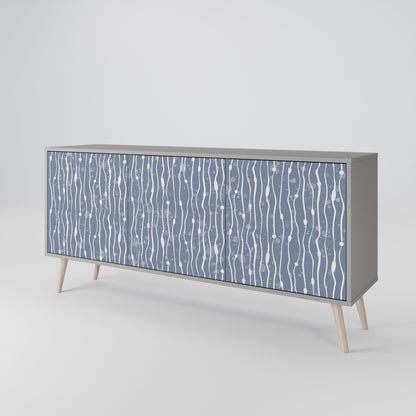 GRAPHITE RAIN 3-Door Sideboard