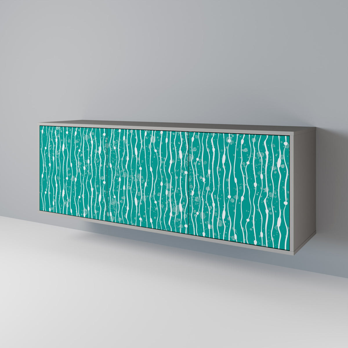 TURQUOISE RAIN 3-Door Sideboard
