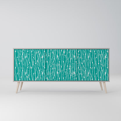 TURQUOISE RAIN 3-Door Sideboard