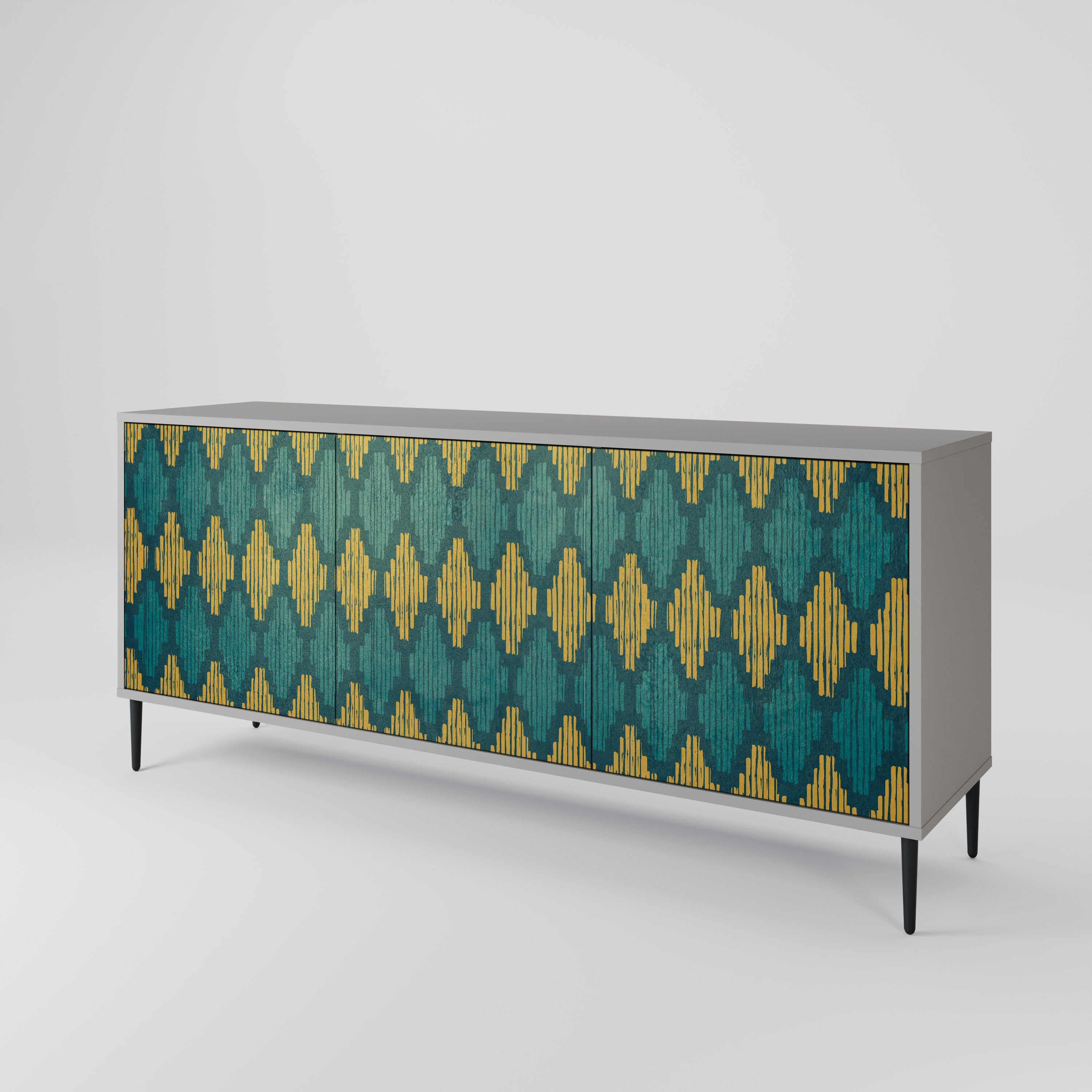 POLYGONS 3-Door Sideboard