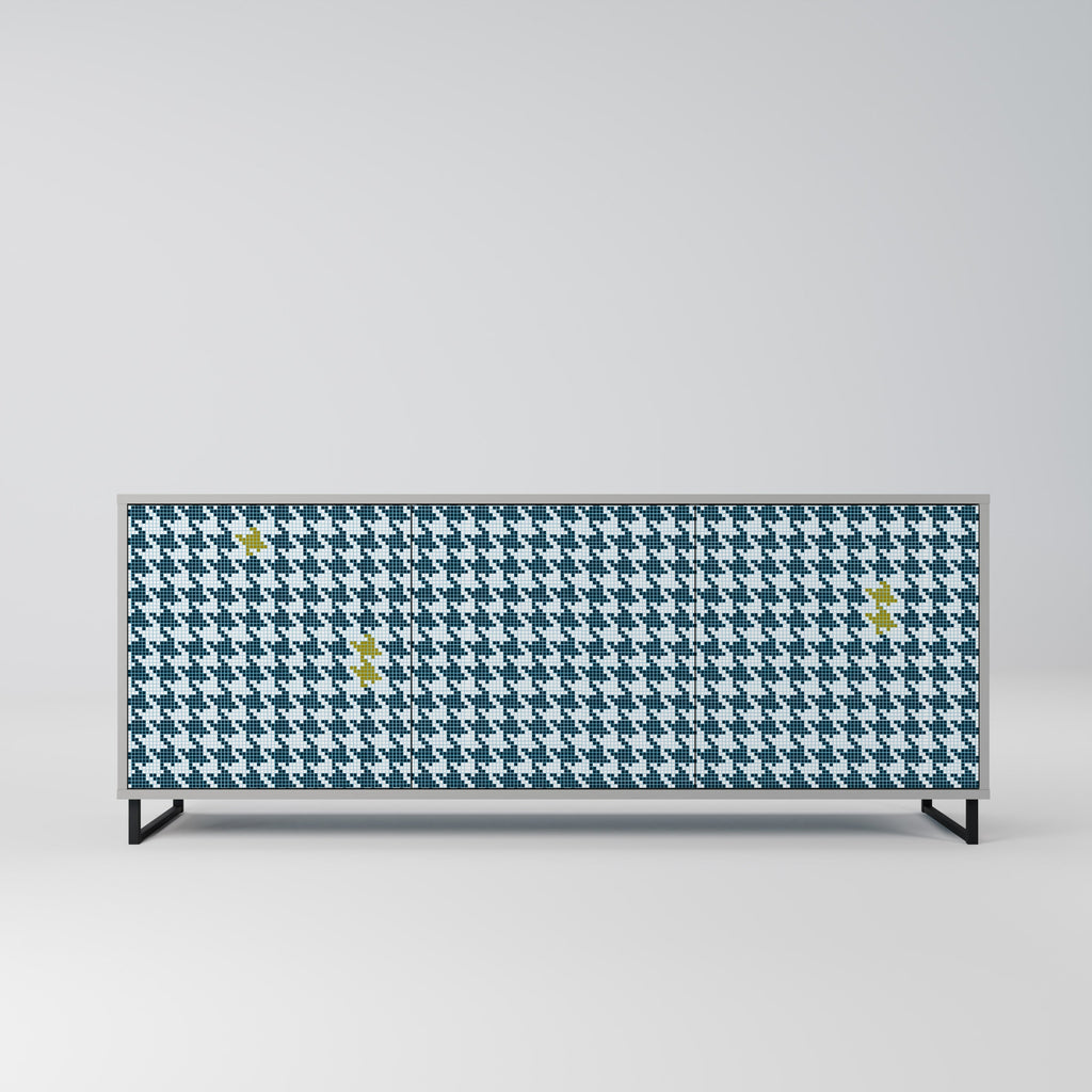 Buffet 3 portes HORS CONTEXTE finition grise