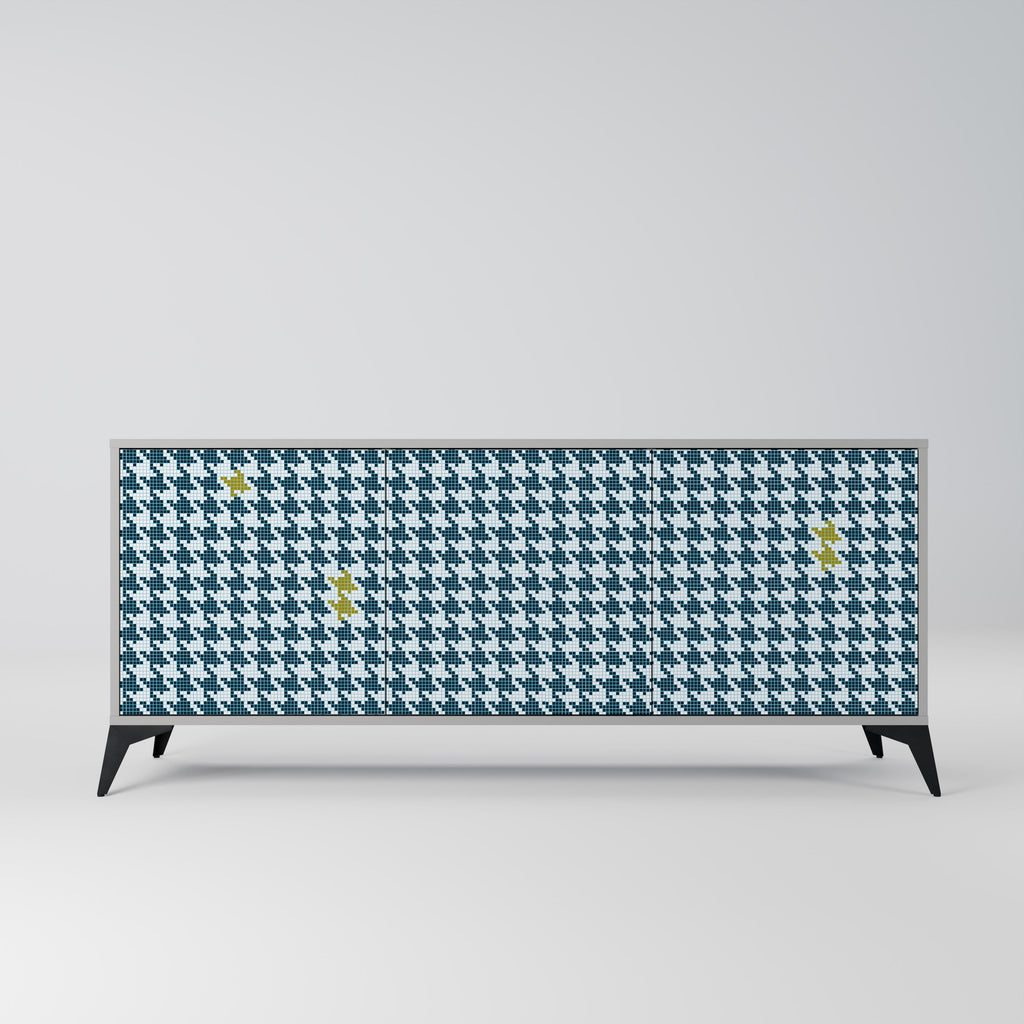 Buffet 3 portes HORS CONTEXTE finition grise