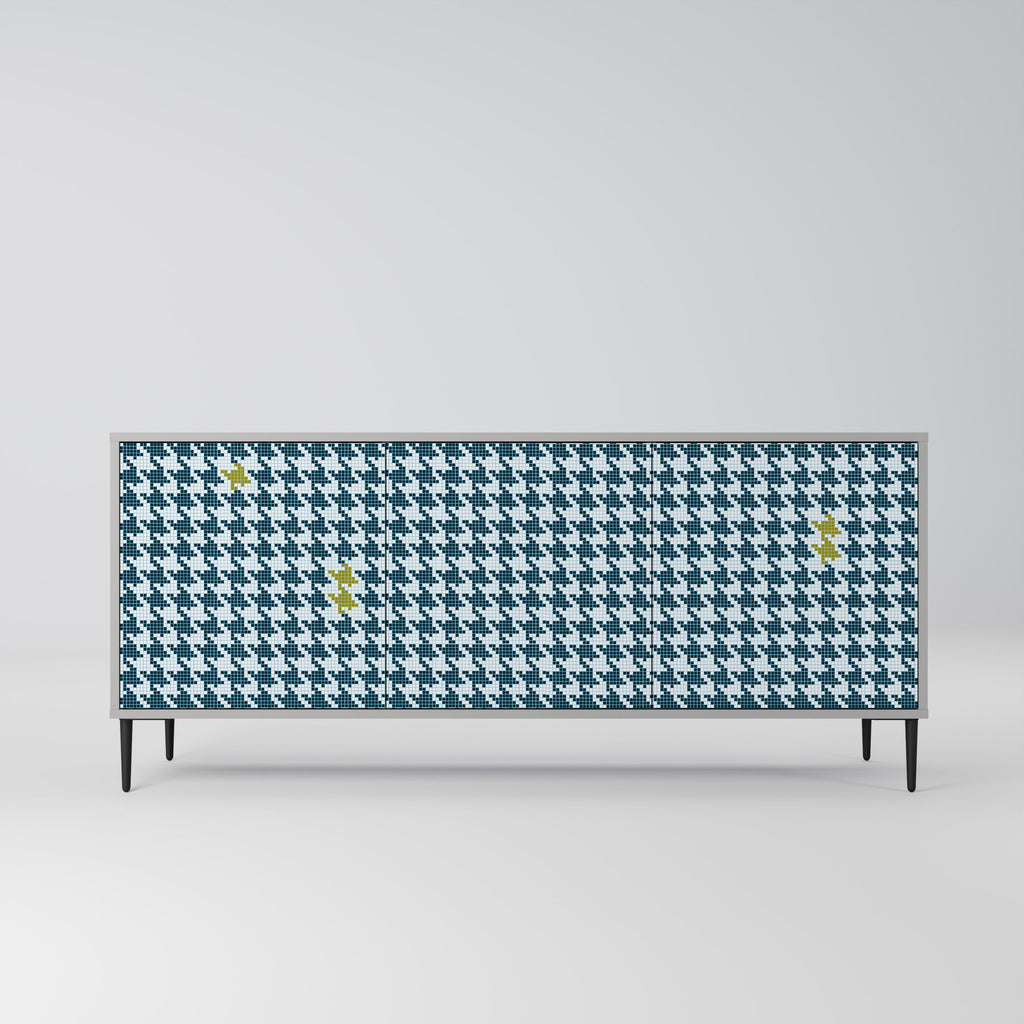 Buffet 3 portes HORS CONTEXTE finition grise