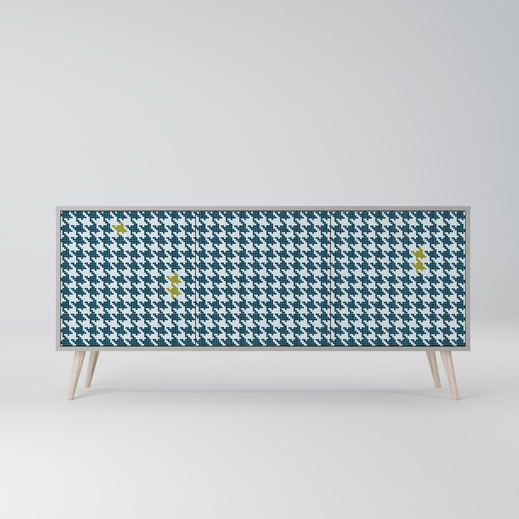 Buffet 3 portes HORS CONTEXTE finition grise