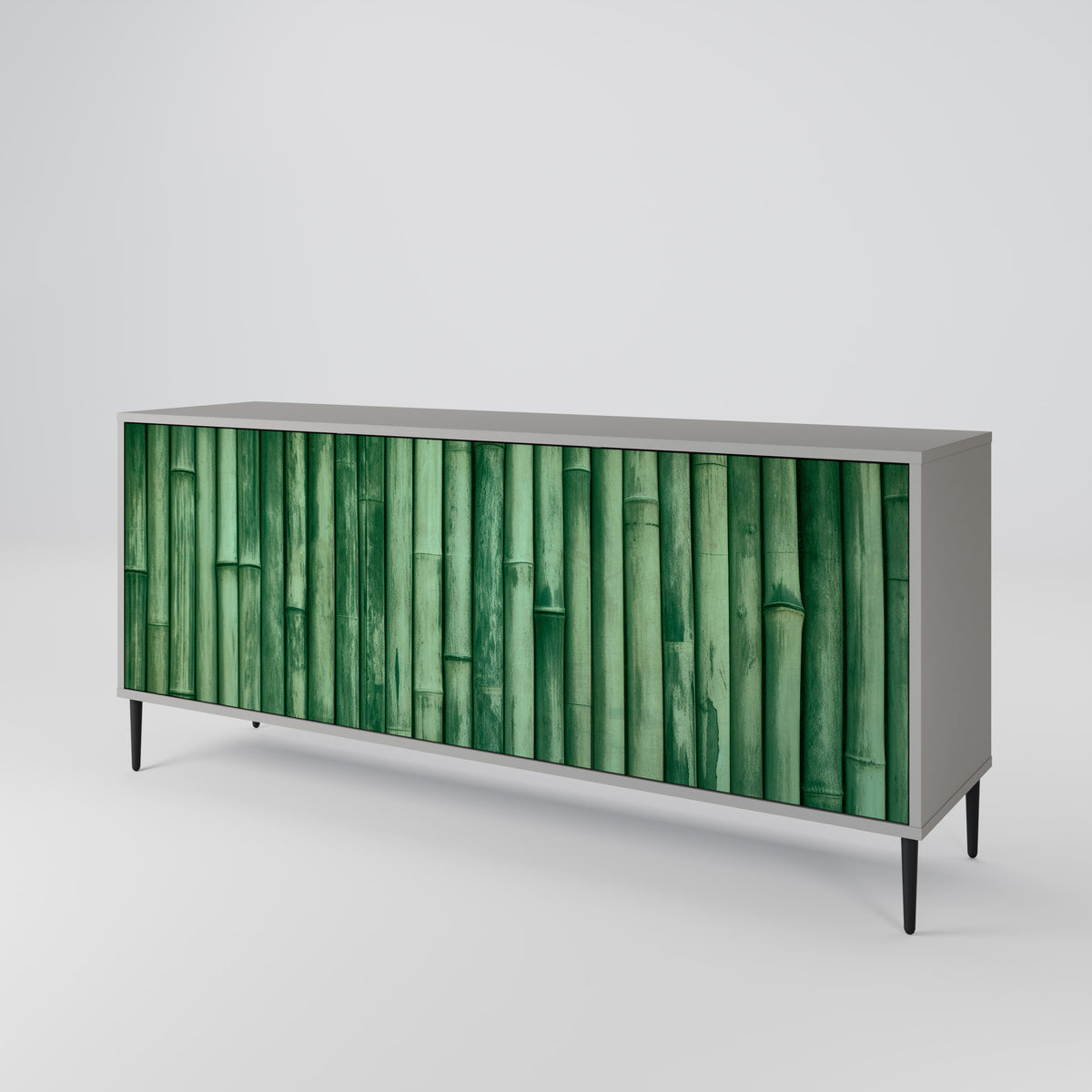 NATURAL GREEN 3-Door Sideboard