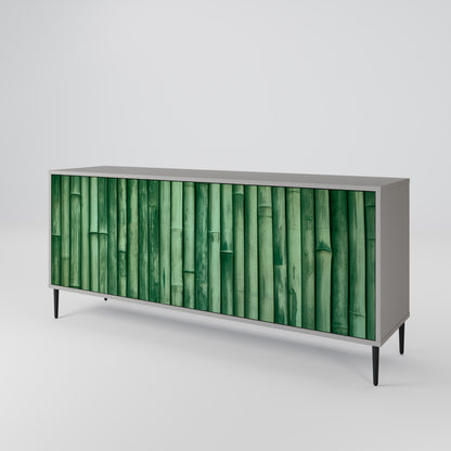 NATURAL GREEN 3-Door Sideboard