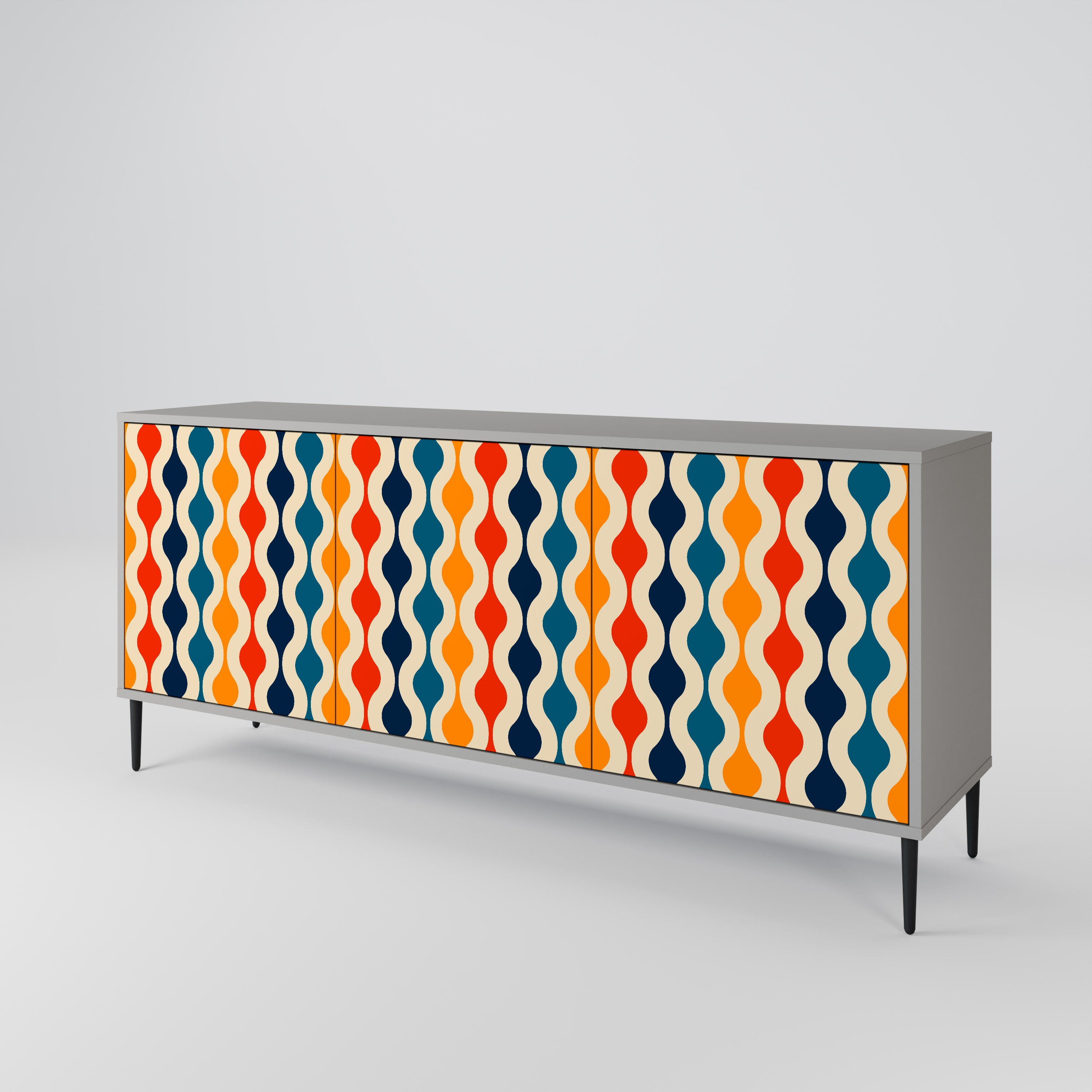 COLORFUL NOSTALGIA 3-Door Sideboard