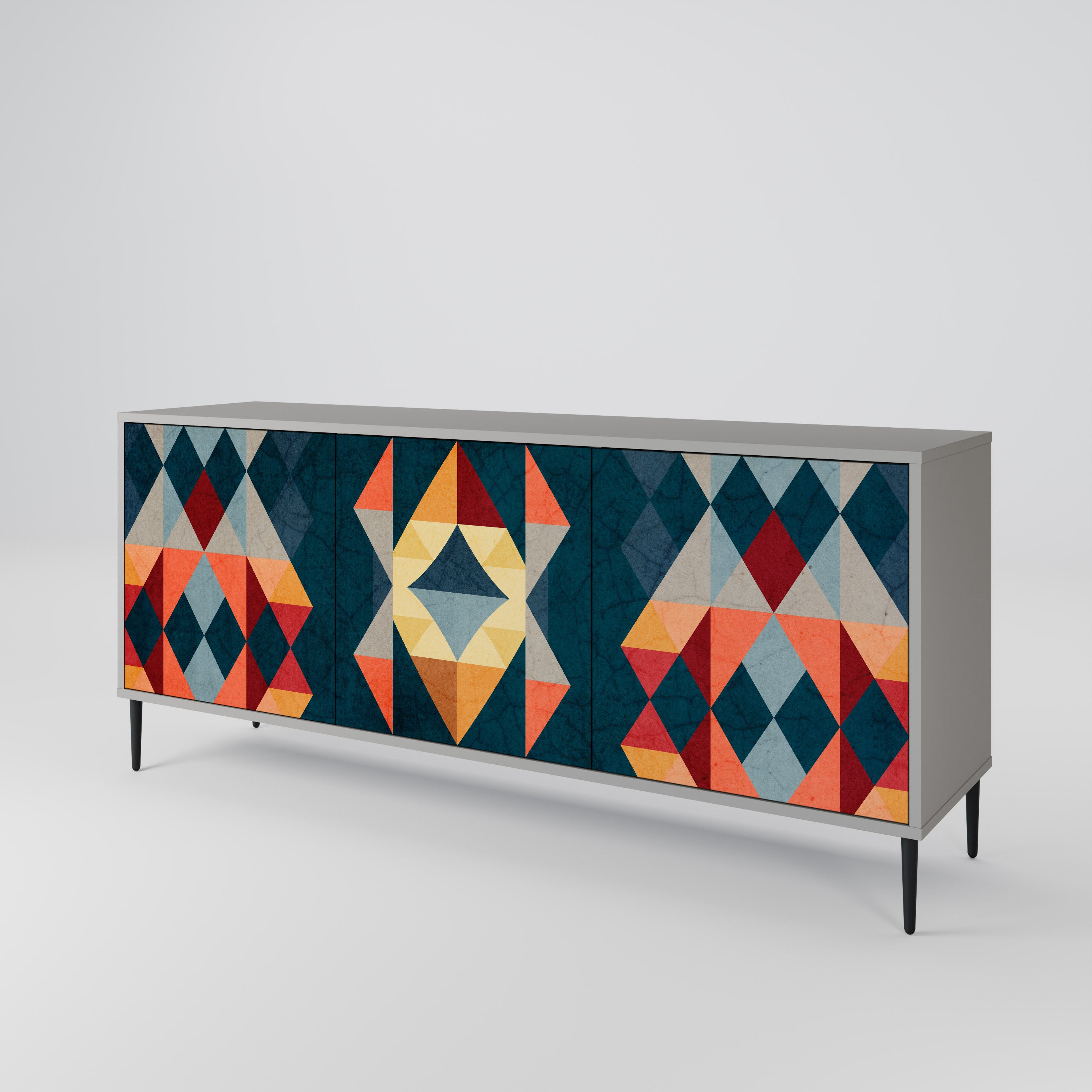 CRACKED ILLUSION 3-Door Sideboard