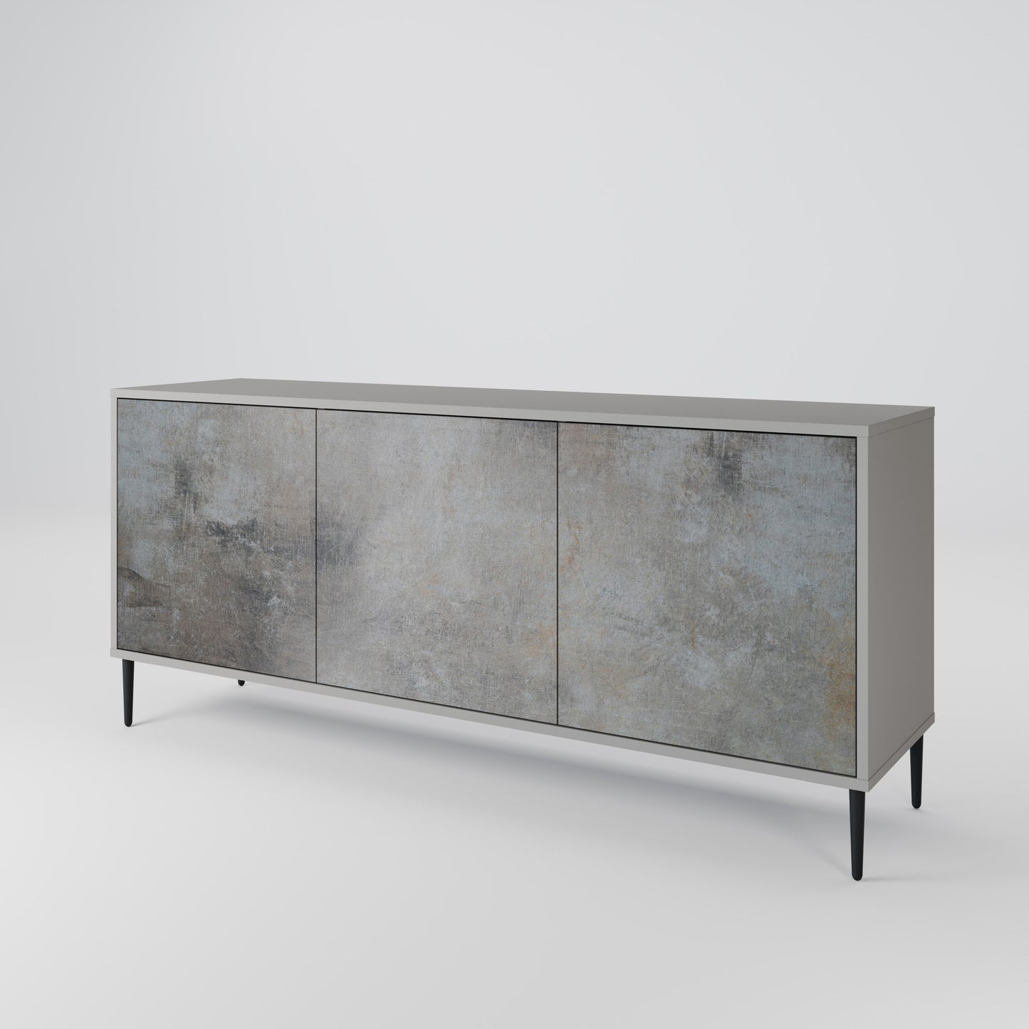 CONCRETE WALL 3-Door Sideboard