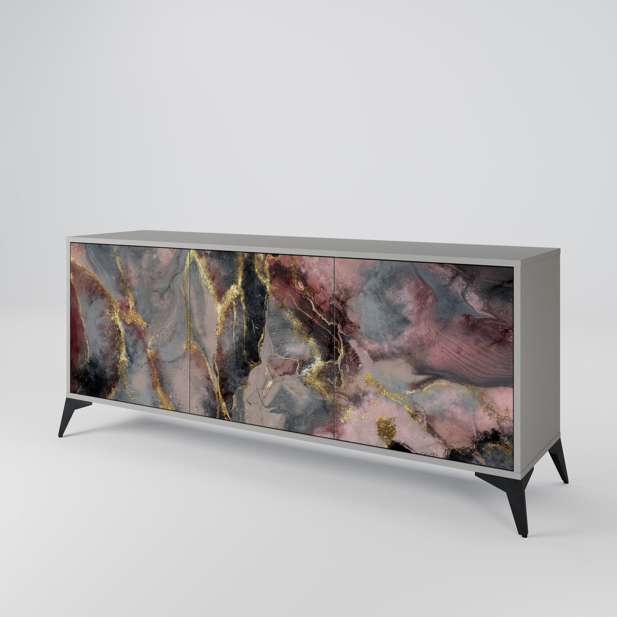 GOLDEN TIDES 3-Door Sideboard