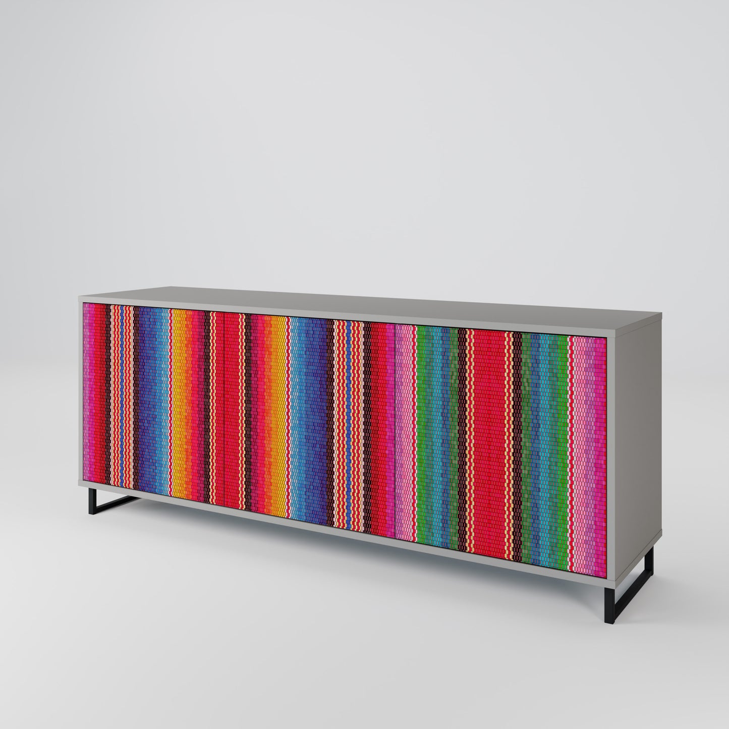 ETHNIC MEXICAN 3-Door Sideboard