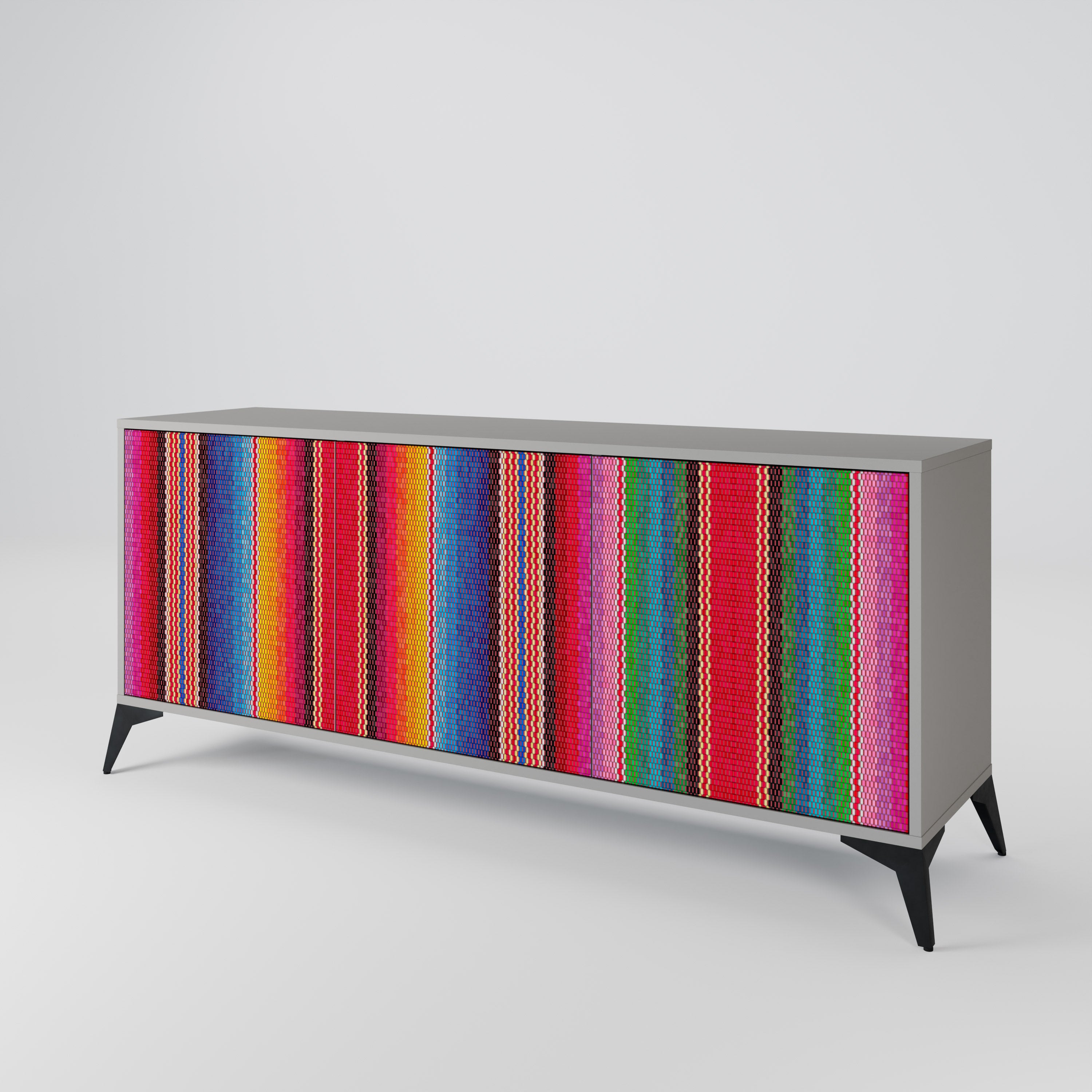 ETHNIC MEXICAN 3-Door Sideboard