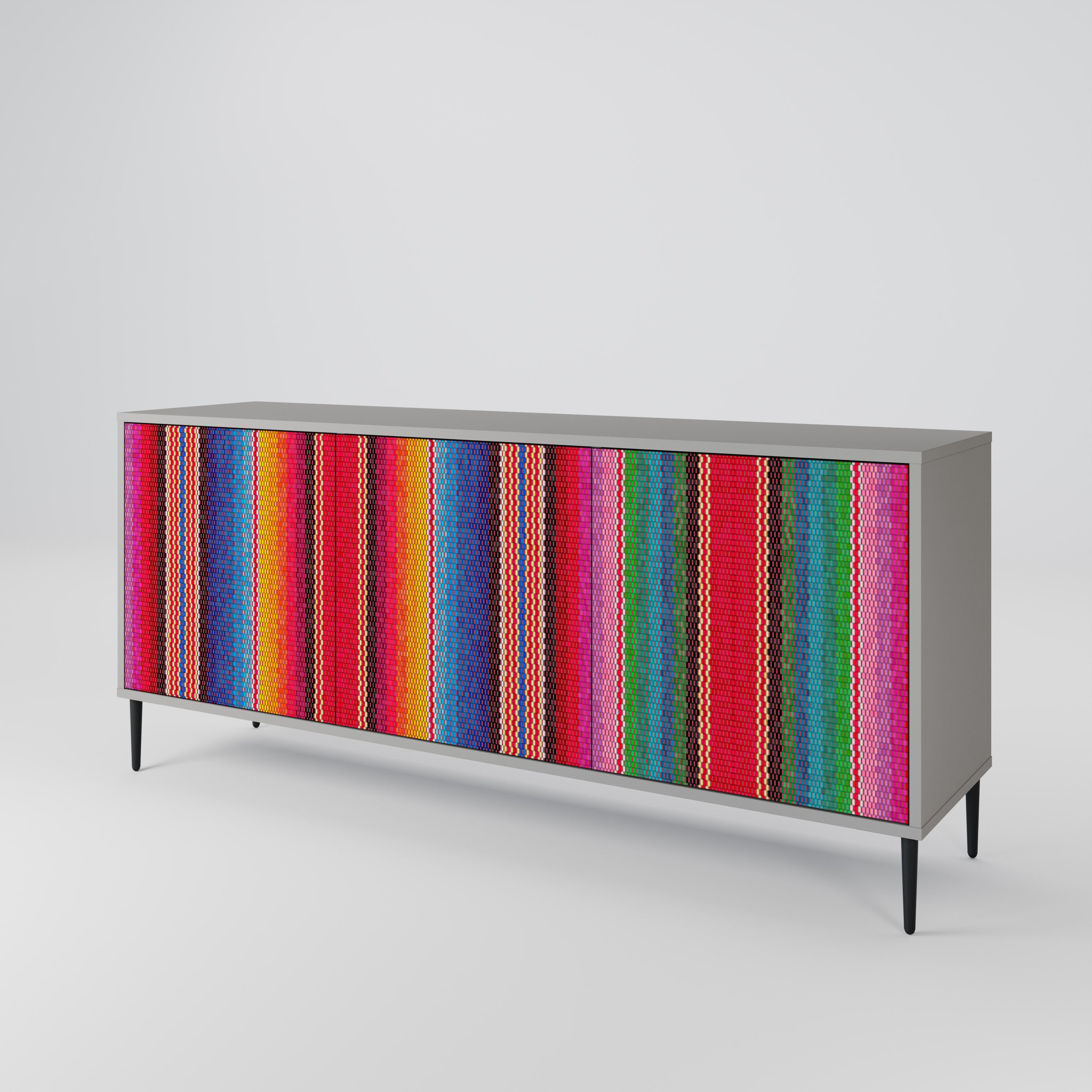 ETHNIC MEXICAN 3-Door Sideboard