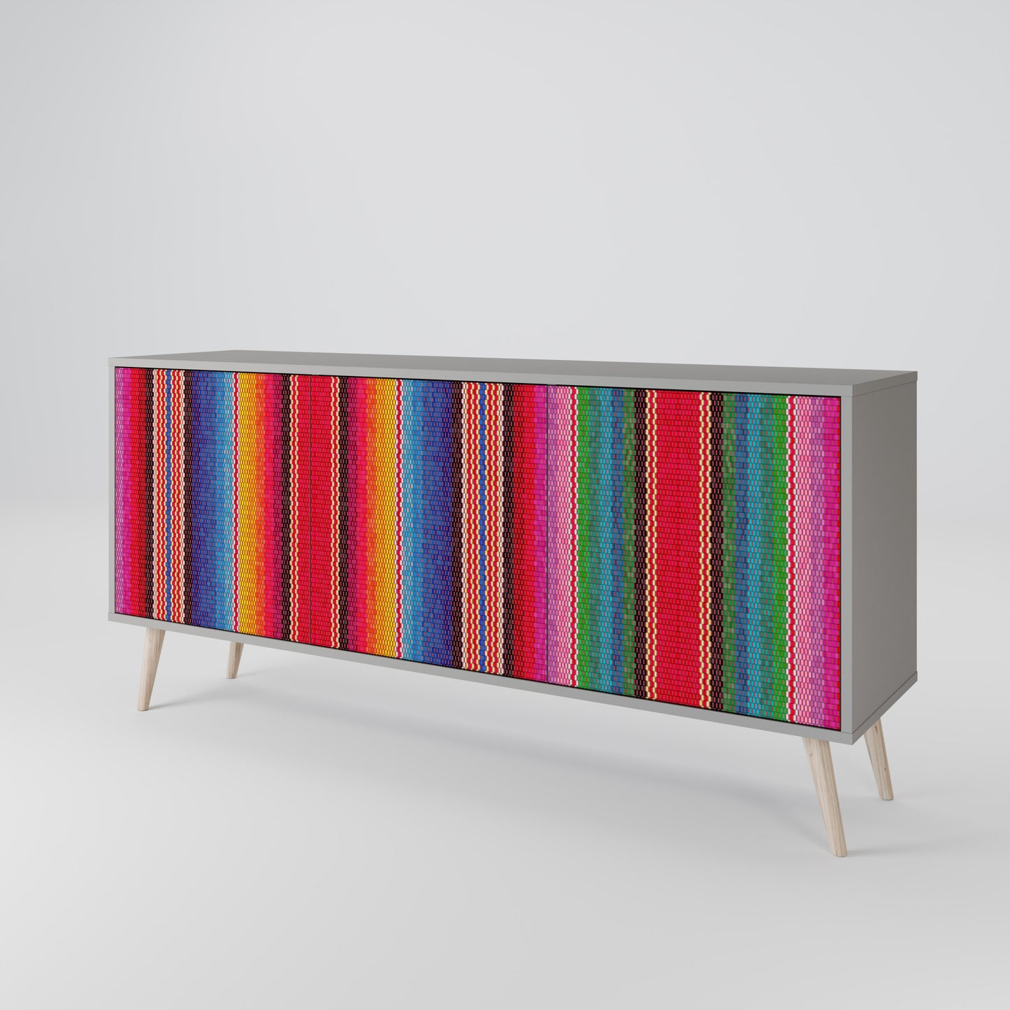 ETHNIC MEXICAN 3-Door Sideboard