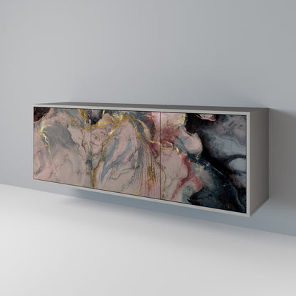 GILDED SWIRLS 3-Door Sideboard