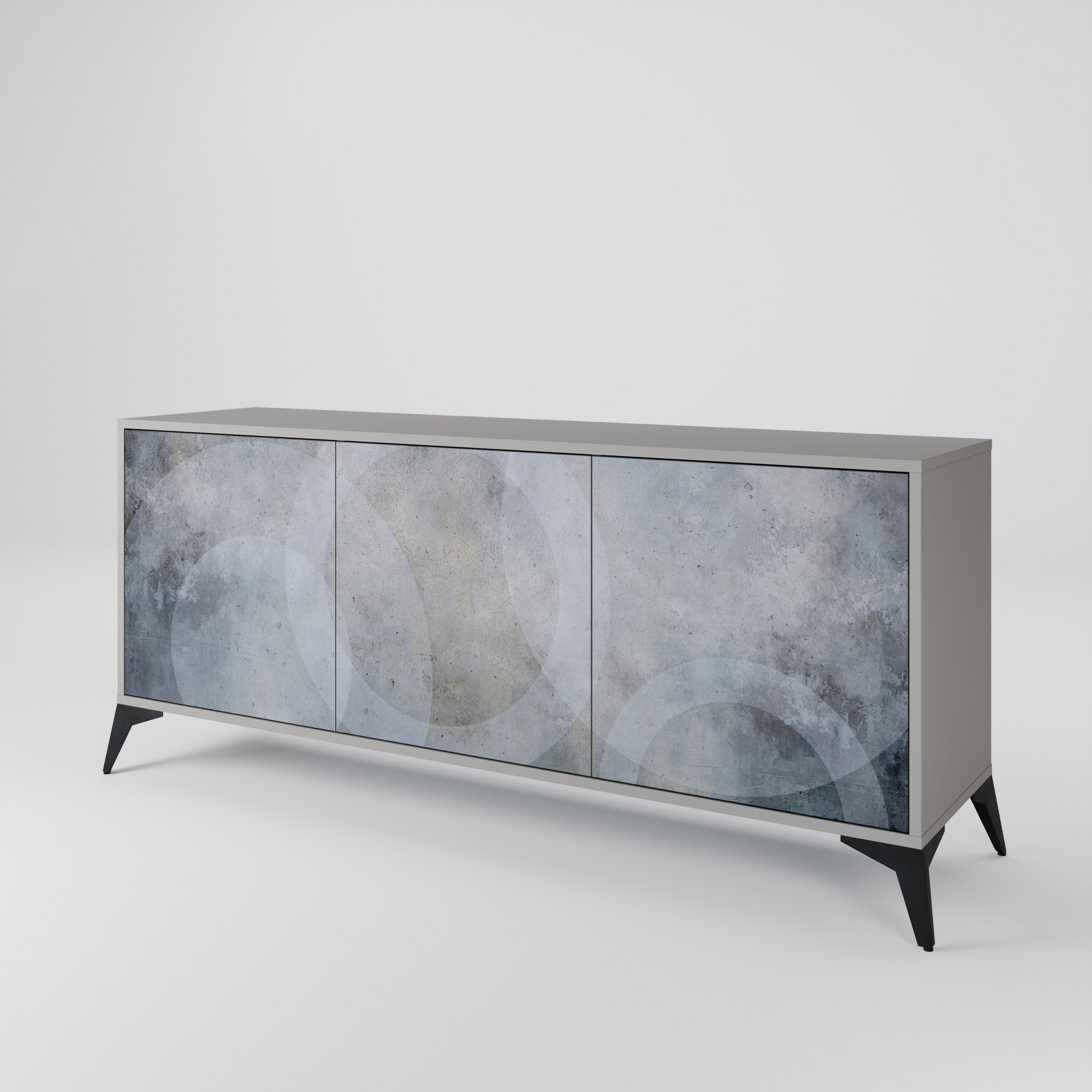 MUTED ARC 3-Door Sideboard