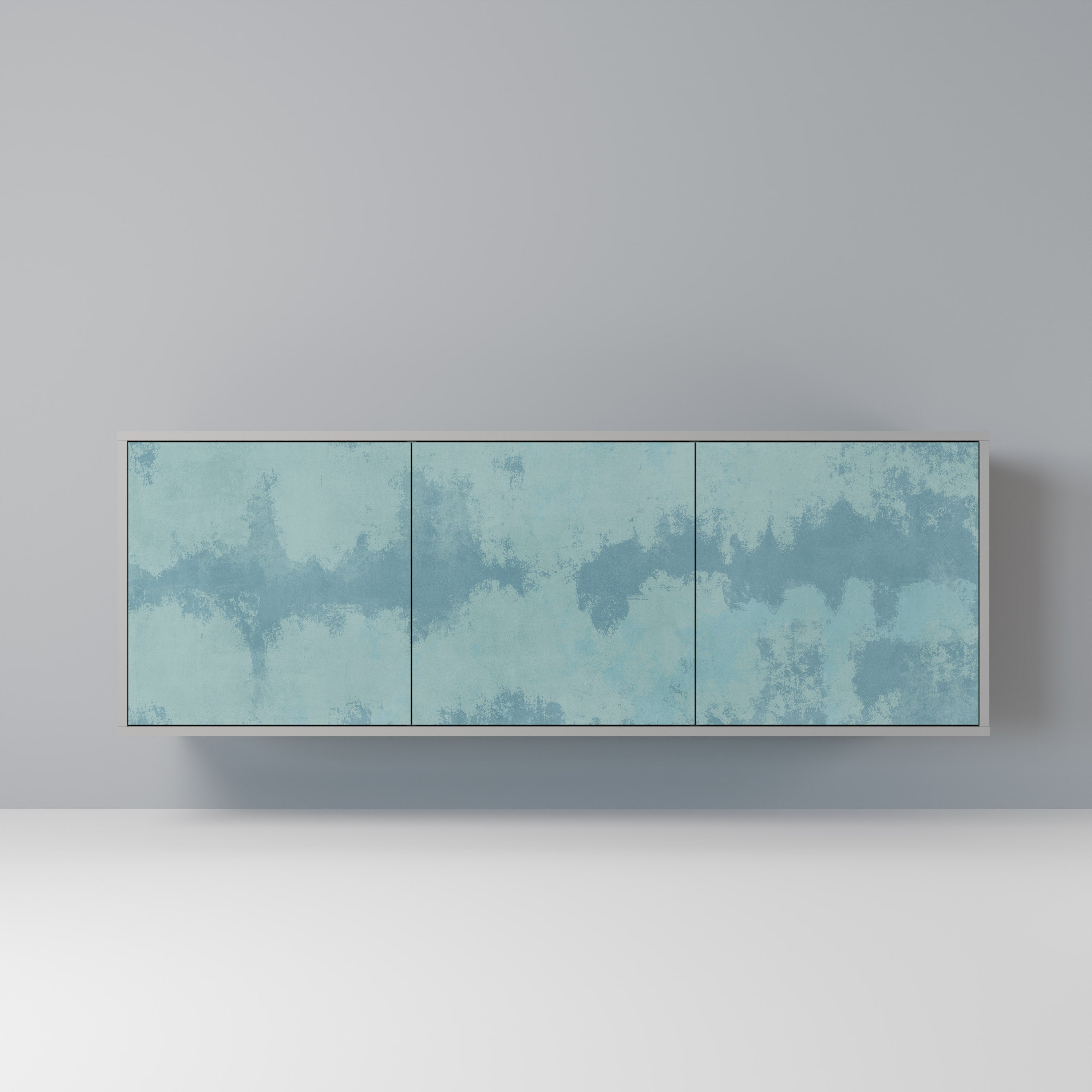 Buffet 3 portes SKY WASH finition grise