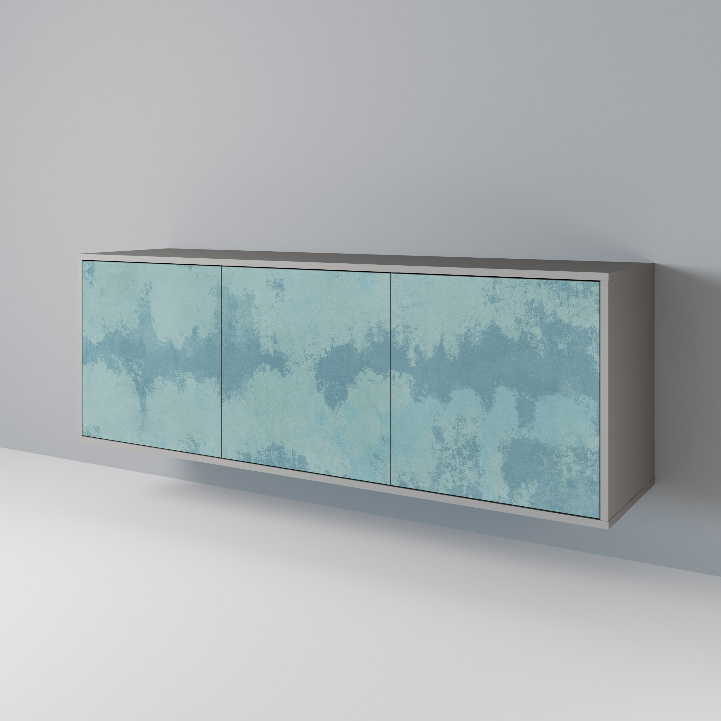 Buffet 3 portes SKY WASH finition grise