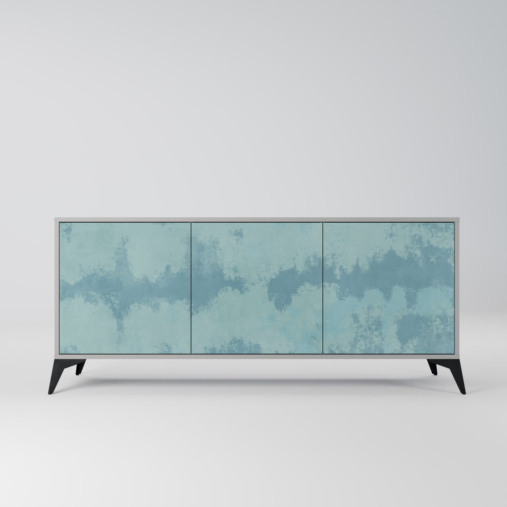 Buffet 3 portes SKY WASH finition grise