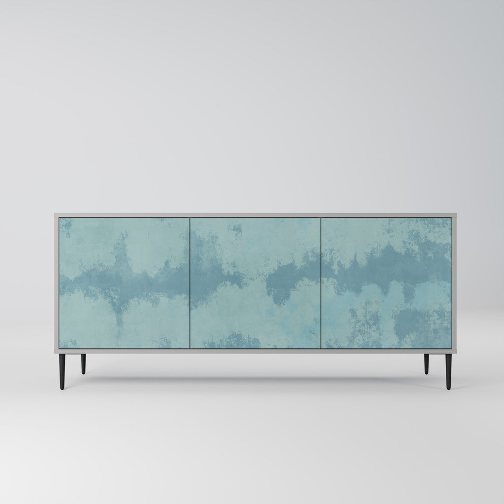 Buffet 3 portes SKY WASH finition grise