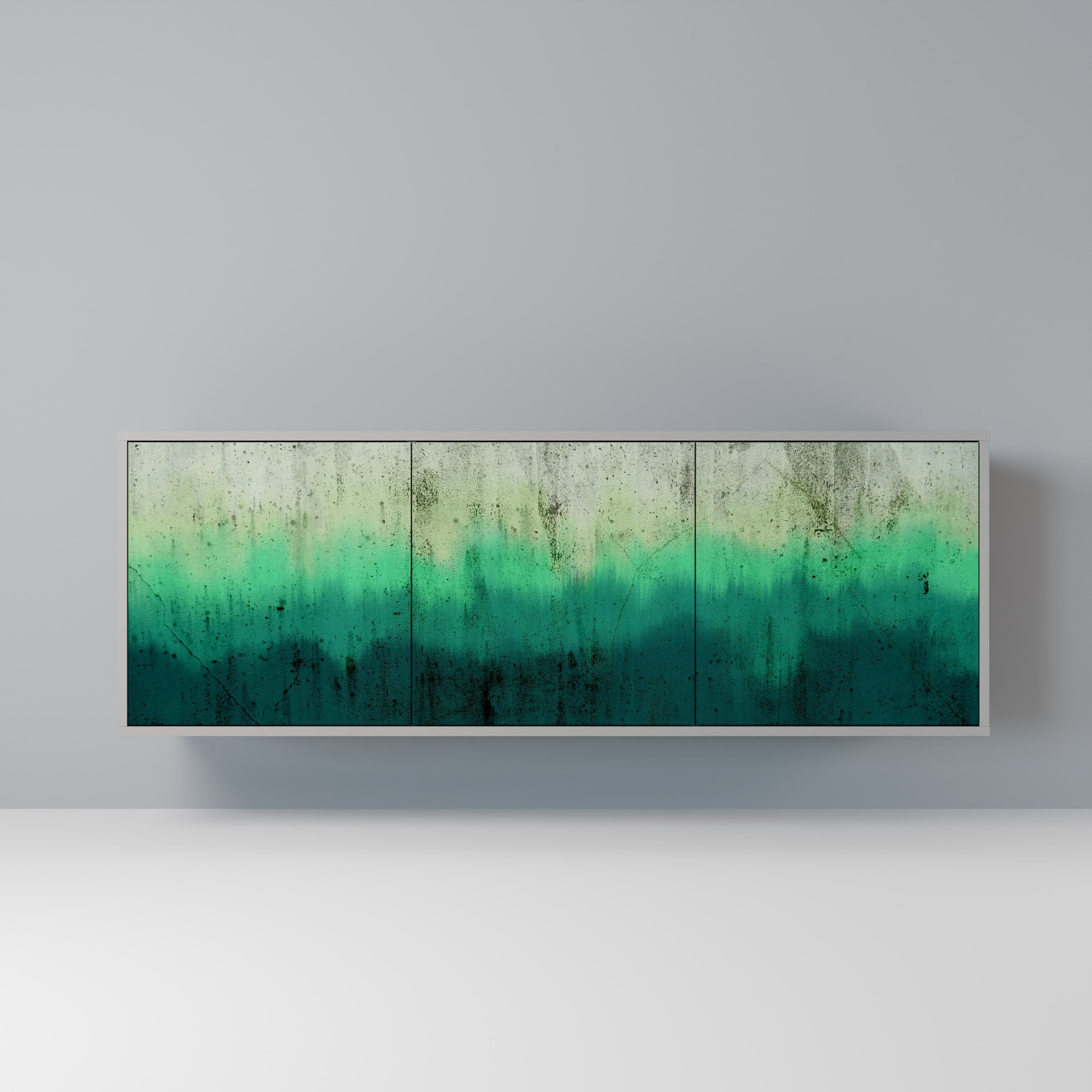 Buffet 3 portes NORTHERN LIGHTS en finition grise