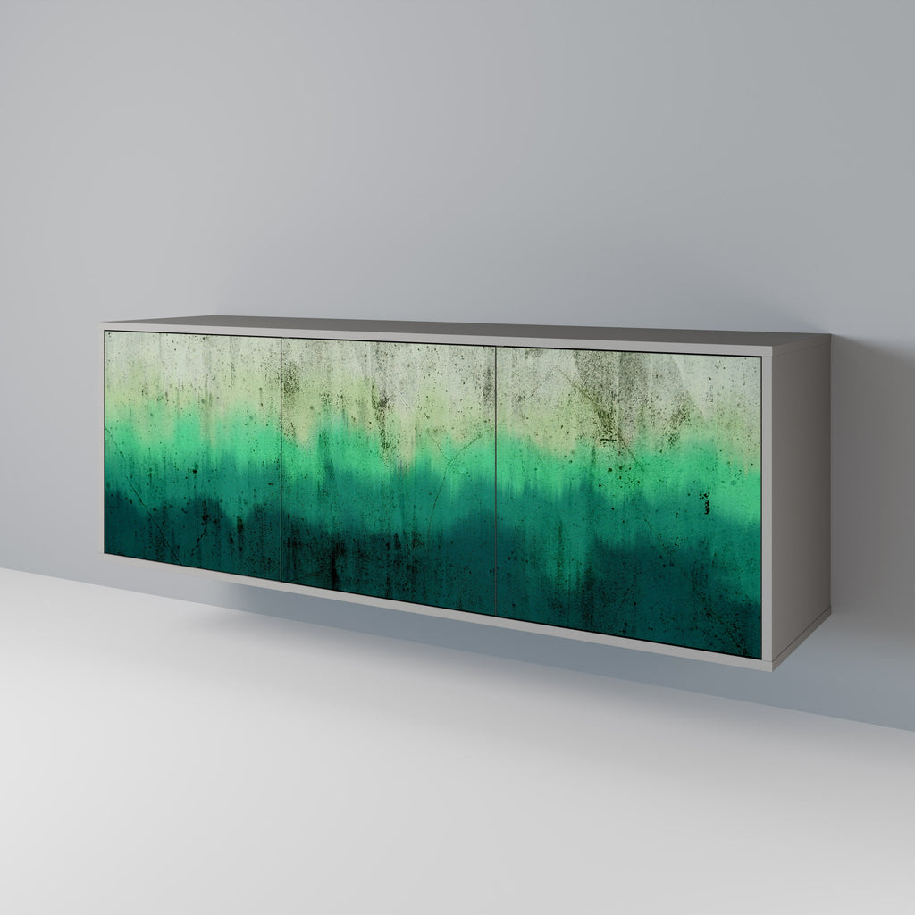 Buffet 3 portes NORTHERN LIGHTS en finition grise