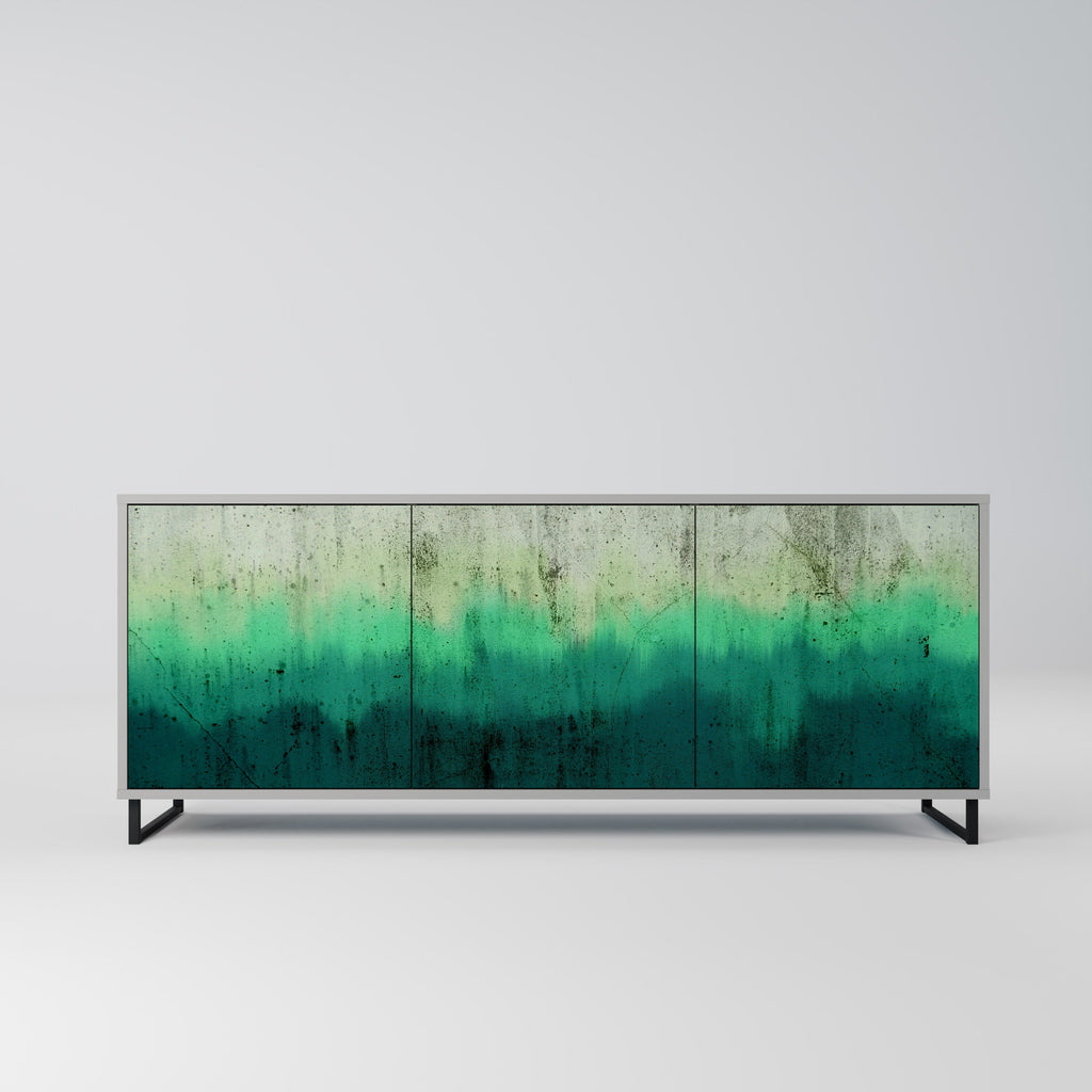 Buffet 3 portes NORTHERN LIGHTS en finition grise