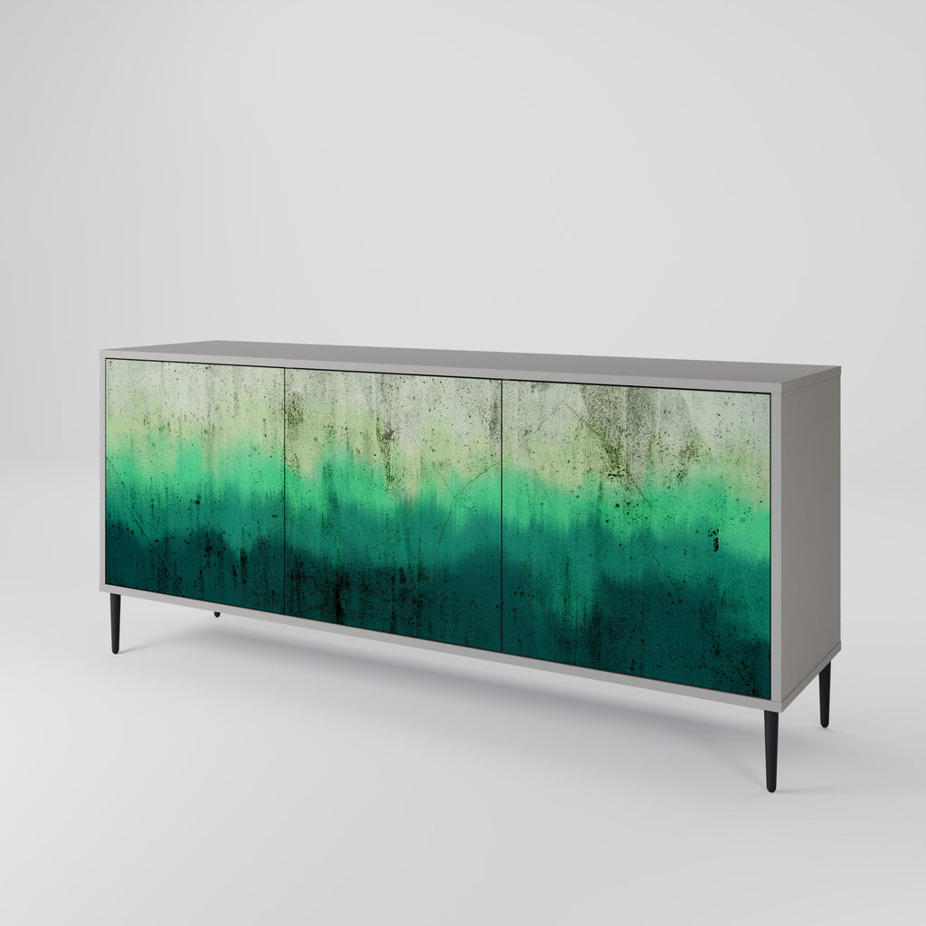 Buffet 3 portes NORTHERN LIGHTS en finition grise