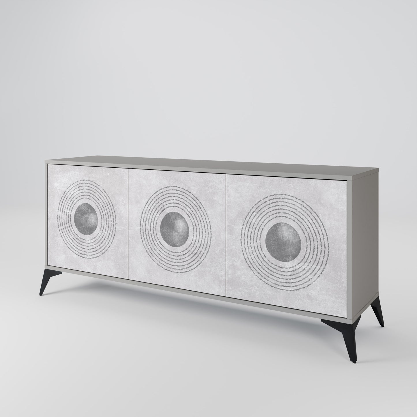 SOLID CIRCLES 3-Door Sideboard