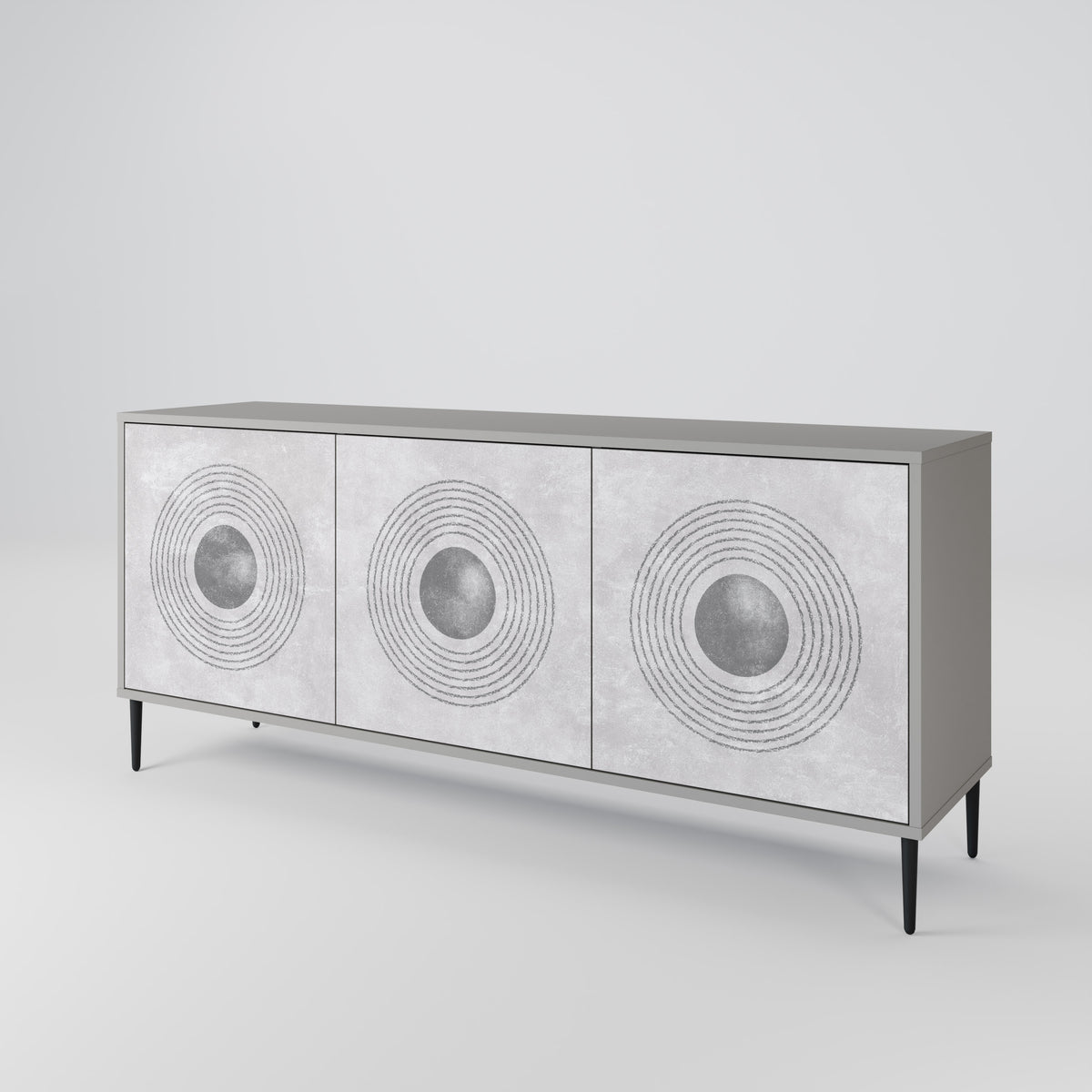 SOLID CIRCLES 3-Door Sideboard