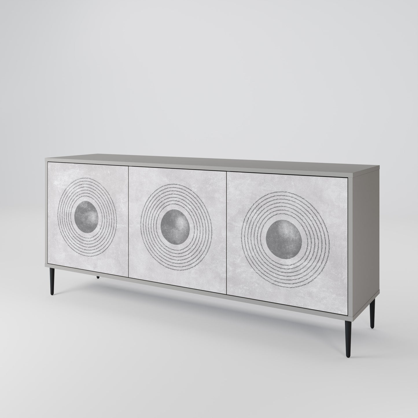 SOLID CIRCLES 3-Door Sideboard